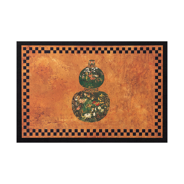 Artistic Elephant-Themed Welcome Mat Bowlift