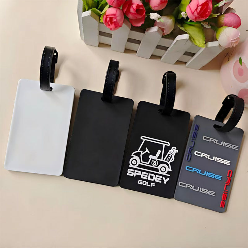 Unisex Luggage Tag with Original Golf Theme Bowlift