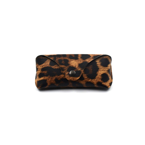 Stylish Leopard Print Eyewear Case Bowlift