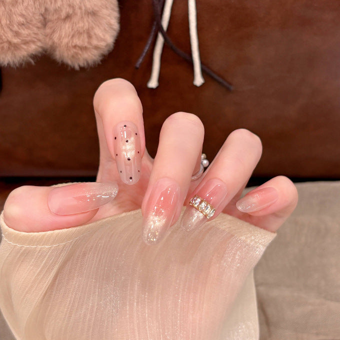 Decorative Glitter Ombre Press-On Nails Bowlift