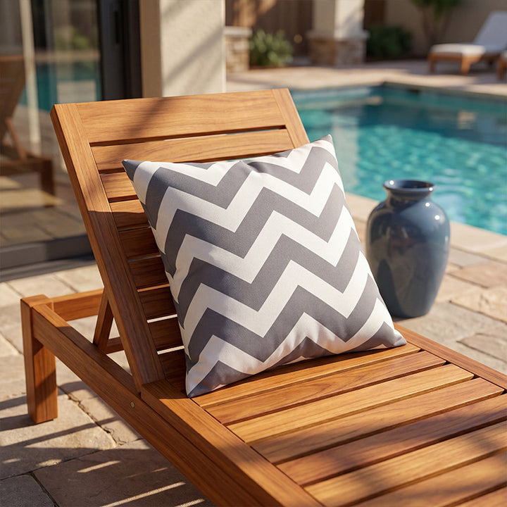 Chevron Patterned Decorative Pillow
