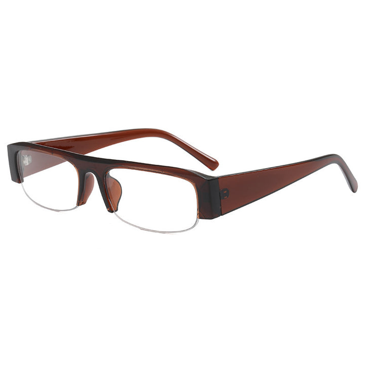 Contemporary Retro-Inspired Flat Lens Sunglasses Bowlift
