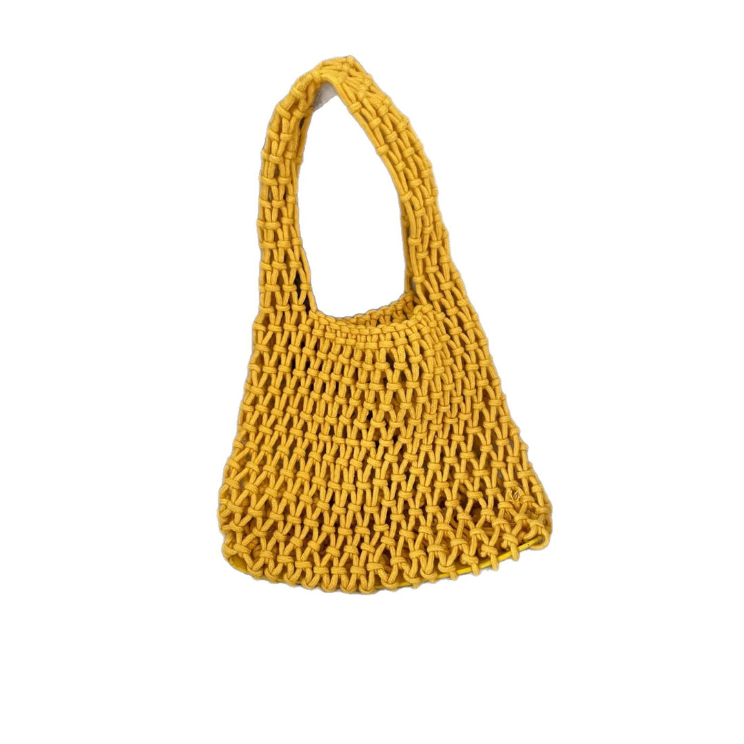 Hand-knotted tote bag with unique design Bowlift