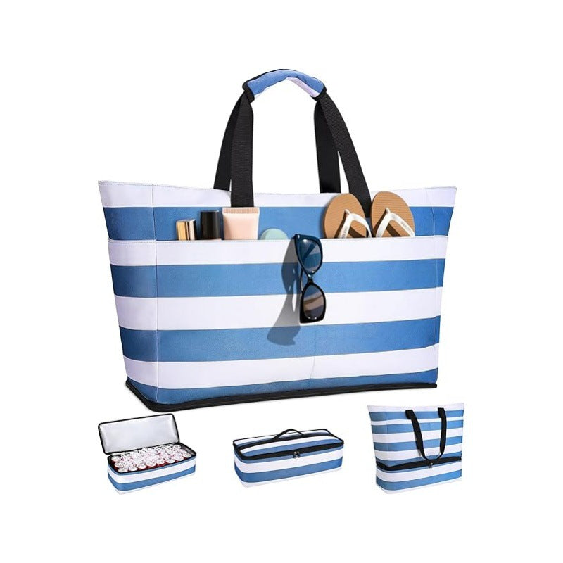 Beach bag with multiple compartments Bowlift