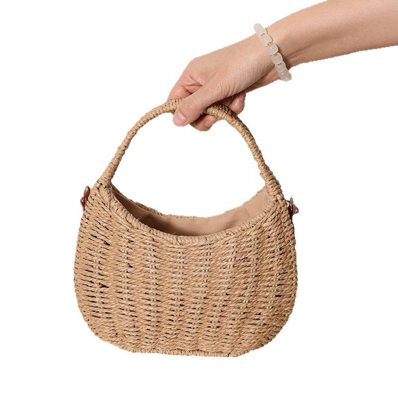 Handbag Made of High-Quality Natural Material Bowlift