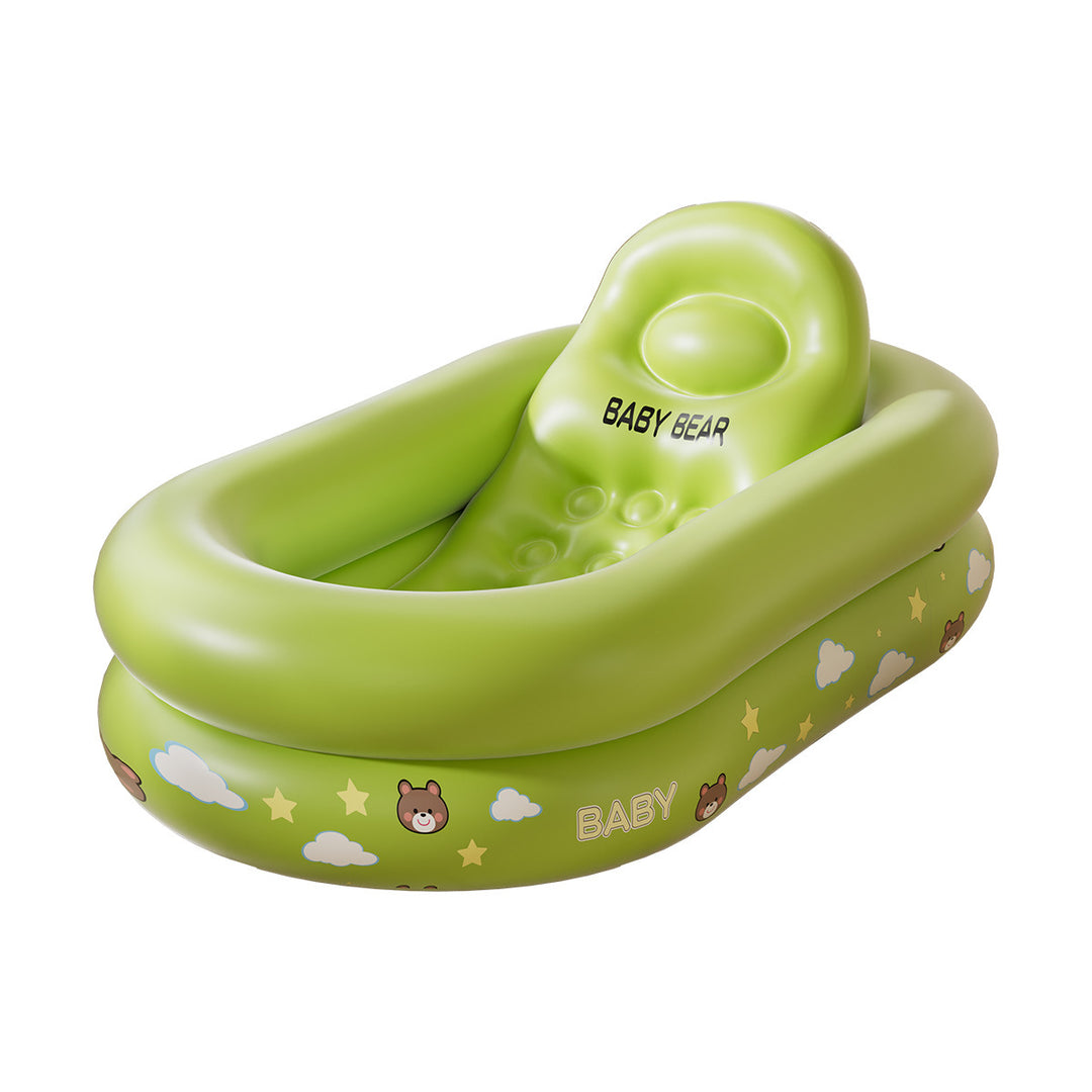 Women Inflatable Baby Bathtub with Ergonomic Design Bowlift