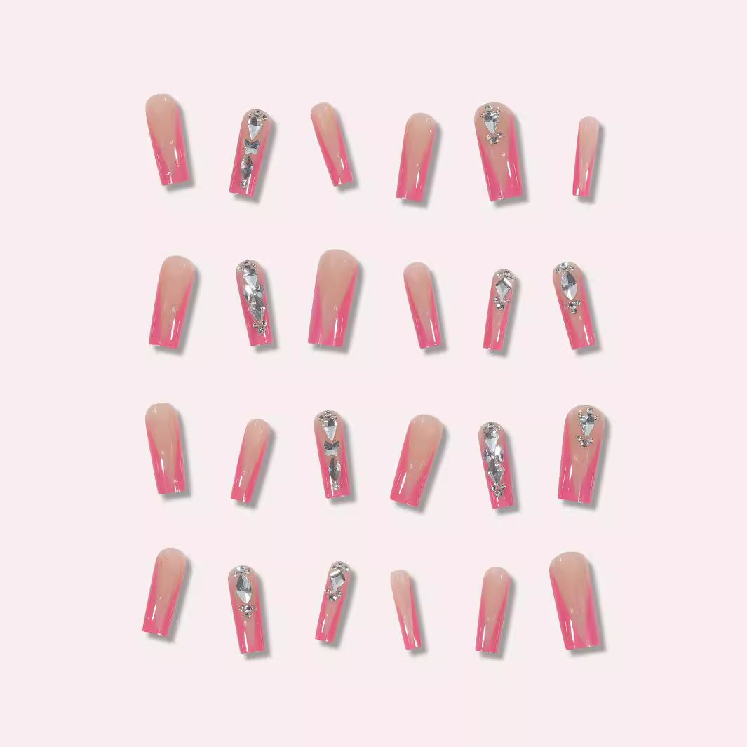 Decorative 3D Butterfly Press-On Nails Bowlift