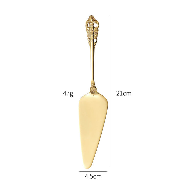 Elegant fish fork with artistic handle design Bowlift