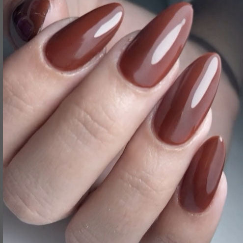 Almond-Shaped Press-On Nail Set with DIY Applicator Bowlift