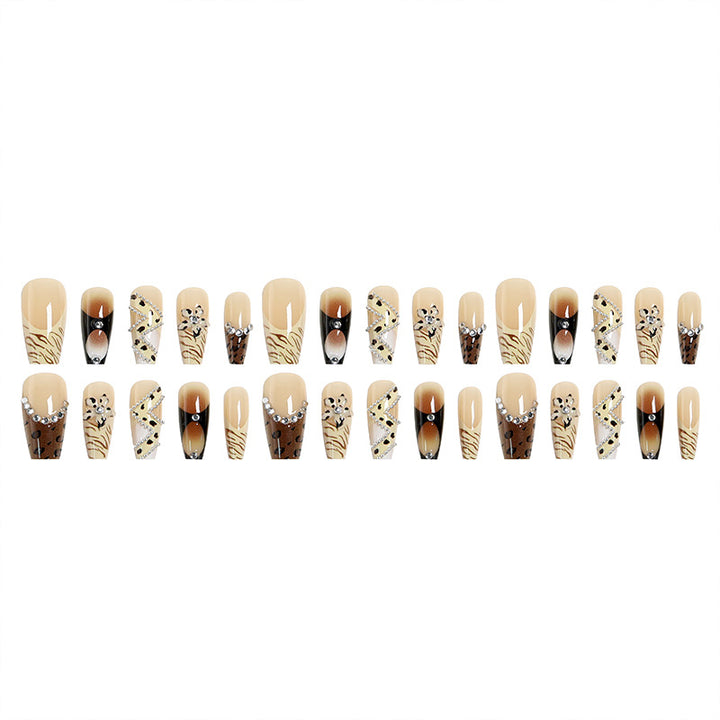 Artificial nail set with unique design Bowlift