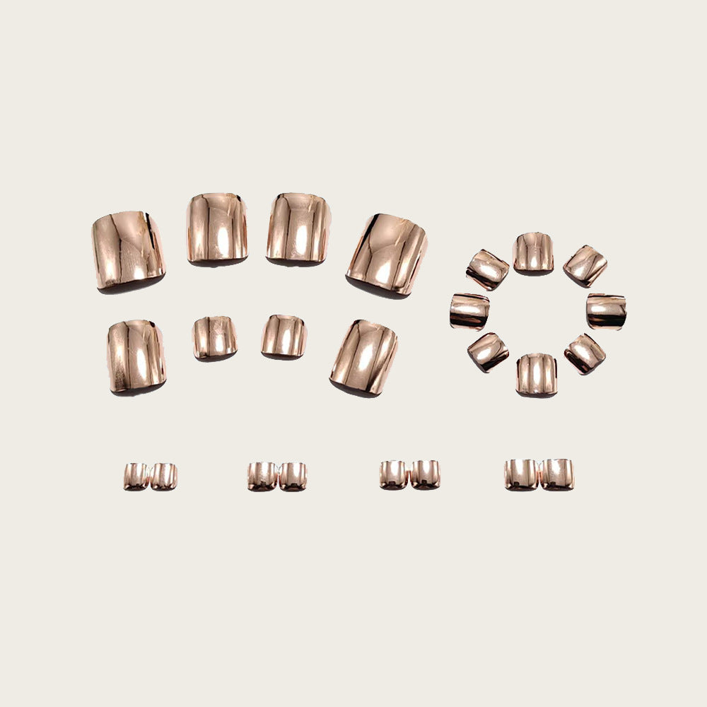 Artificial nails with glossy finish Bowlift