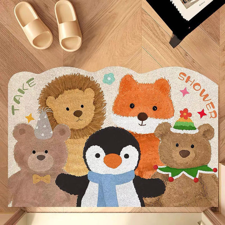 Fun Cartoon-Themed Welcome Mat Bowlift