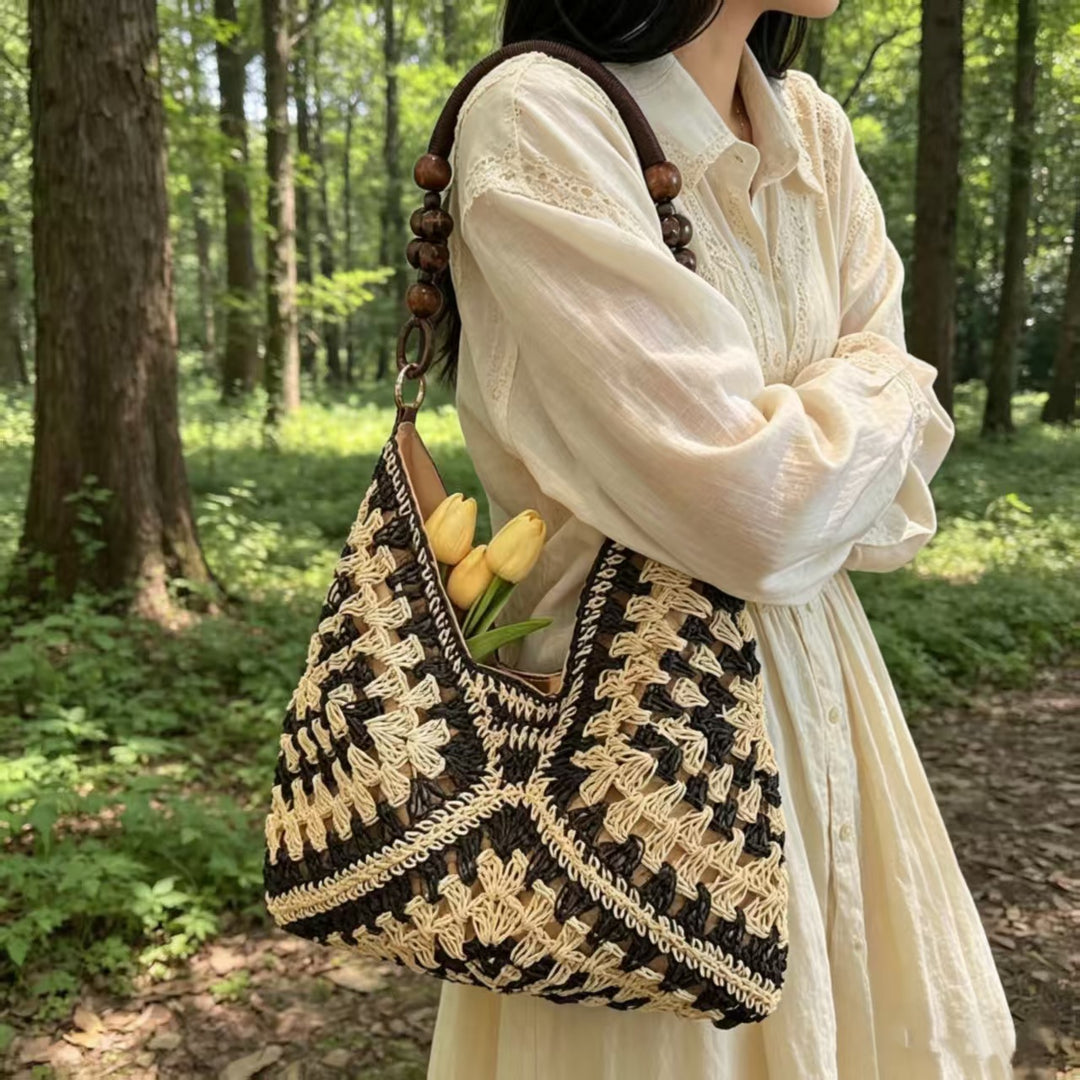 Handmade Macrame Handbag Bowlift