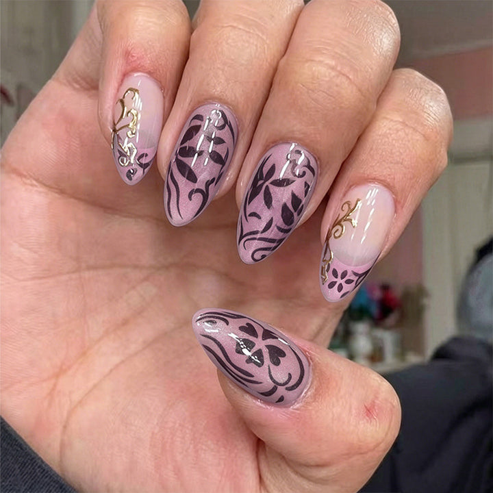 Ornamental Nail Art Extensions Bowlift