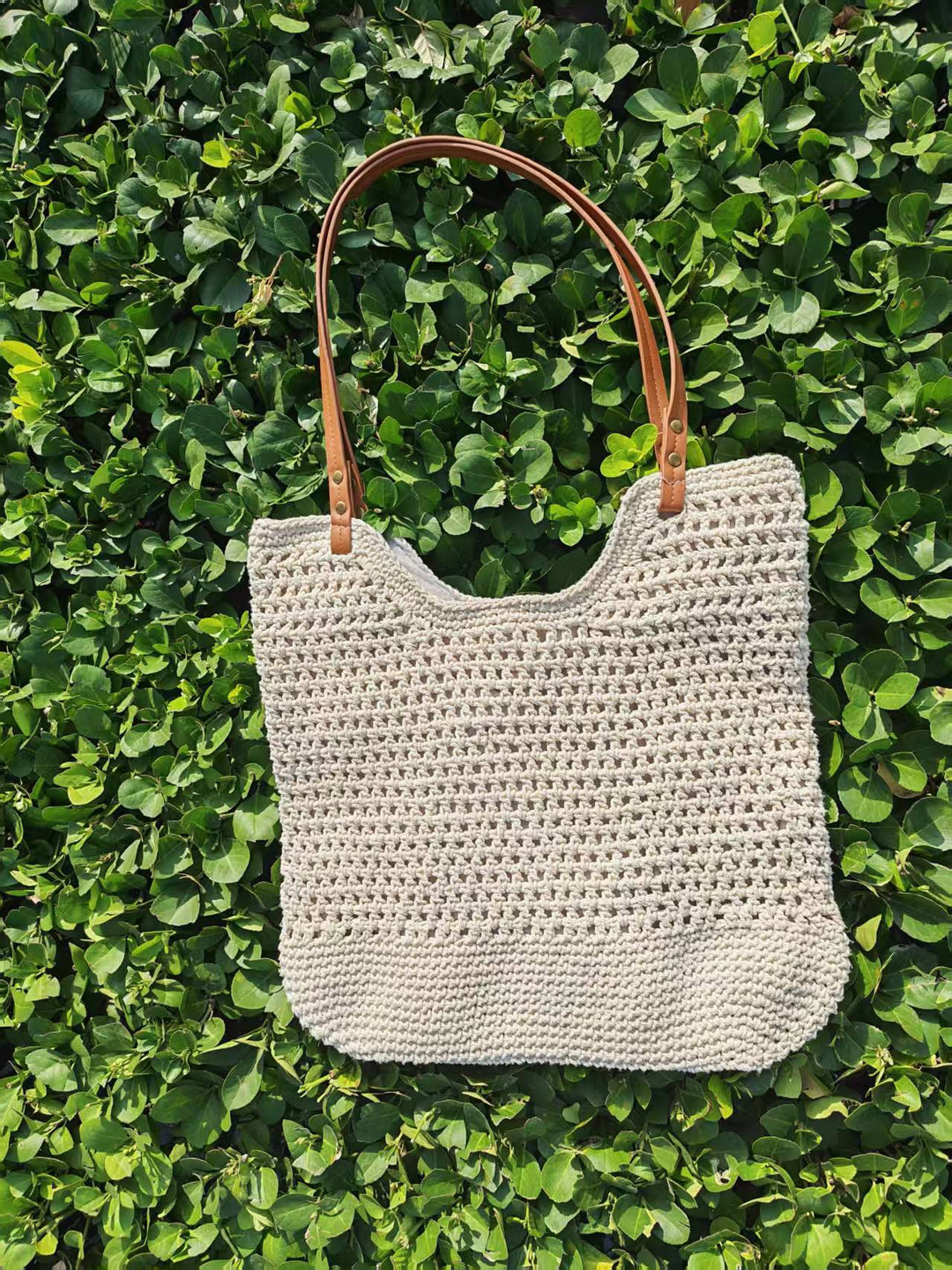 Handmade Macrame Beach Bag Bowlift