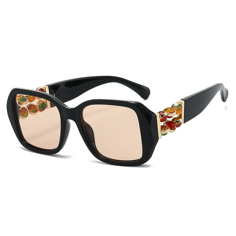 Decorative Oversized Square Sunglasses Bowlift