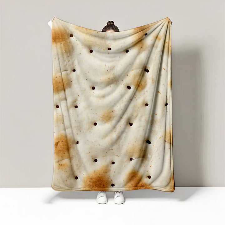 Fun Tortilla-Designed Fleece Blanket