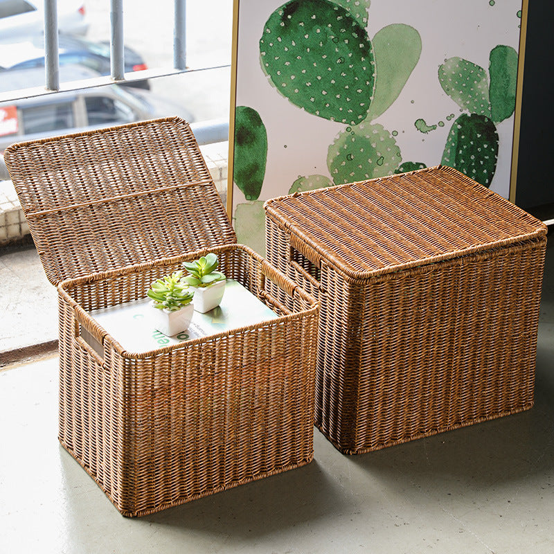 Handwoven Rectangular Storage Chest Bowlift