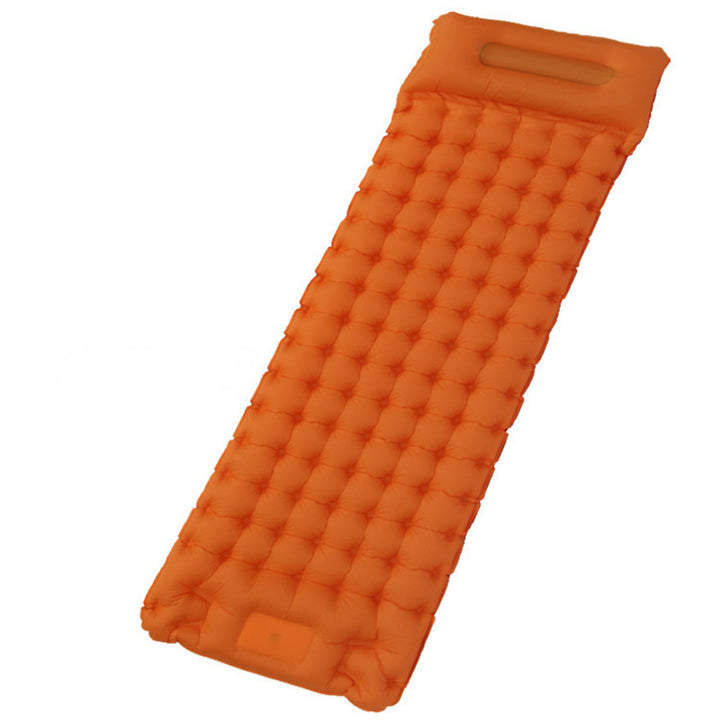 Comfortable and Inflatable Sleeping Mat with Ergonomic Headrest Bowlift