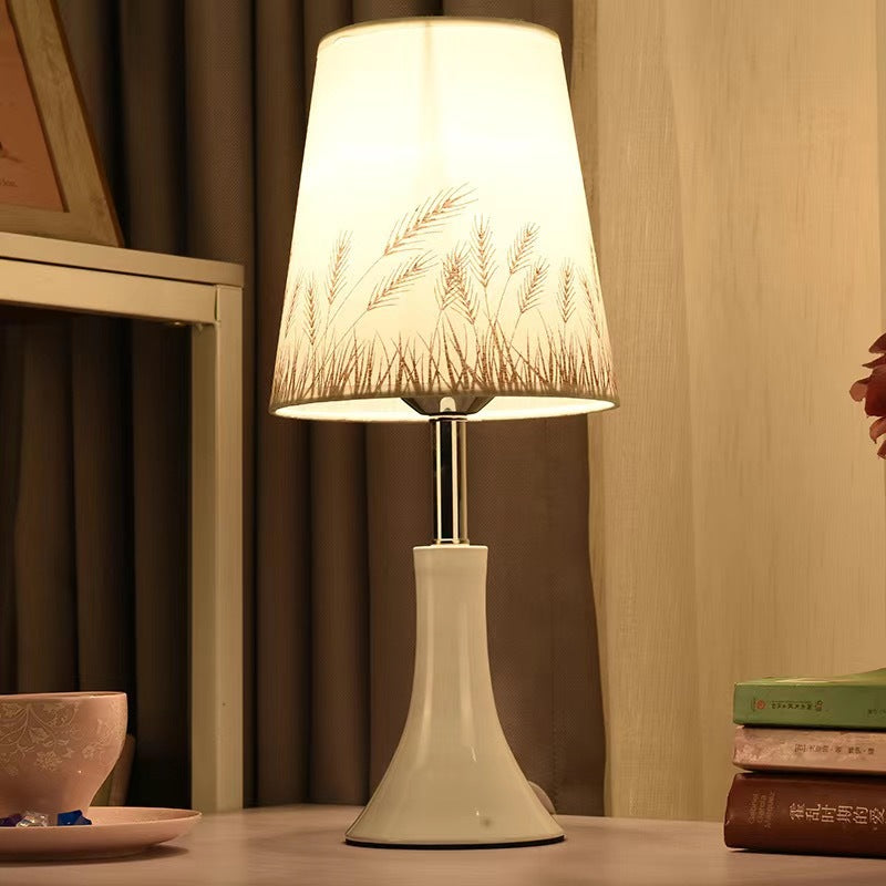 Artistic Fabric Shade Table Lamp