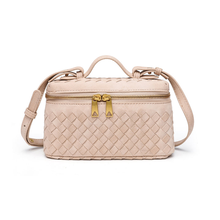 Textured Suede Crossbody Handbag Bowlift