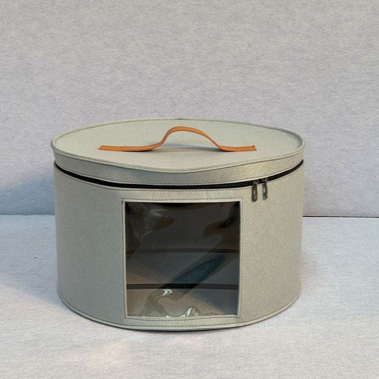 Practical storage basket with viewing window Bowlift