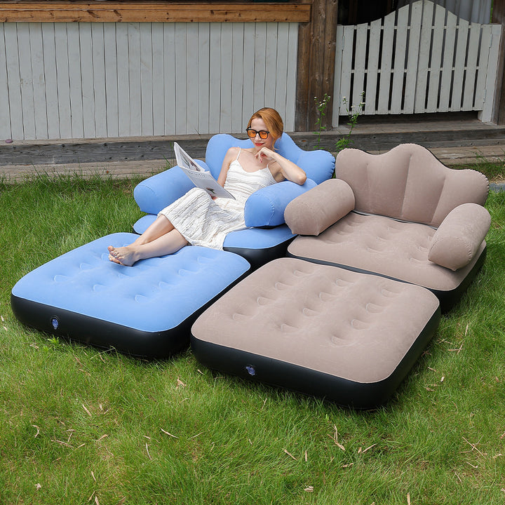 Women Inflatable Relax Lounge with Ergonomic Neck and Back Support Bowlift