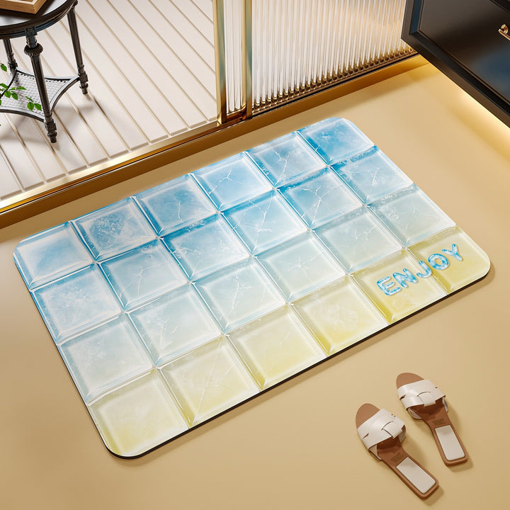 Decorative Waterproof Bathroom Mat Bowlift