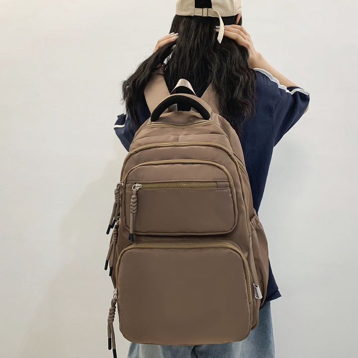 Leisure backpack with multiple compartments and ergonomic carrying system Bowlift