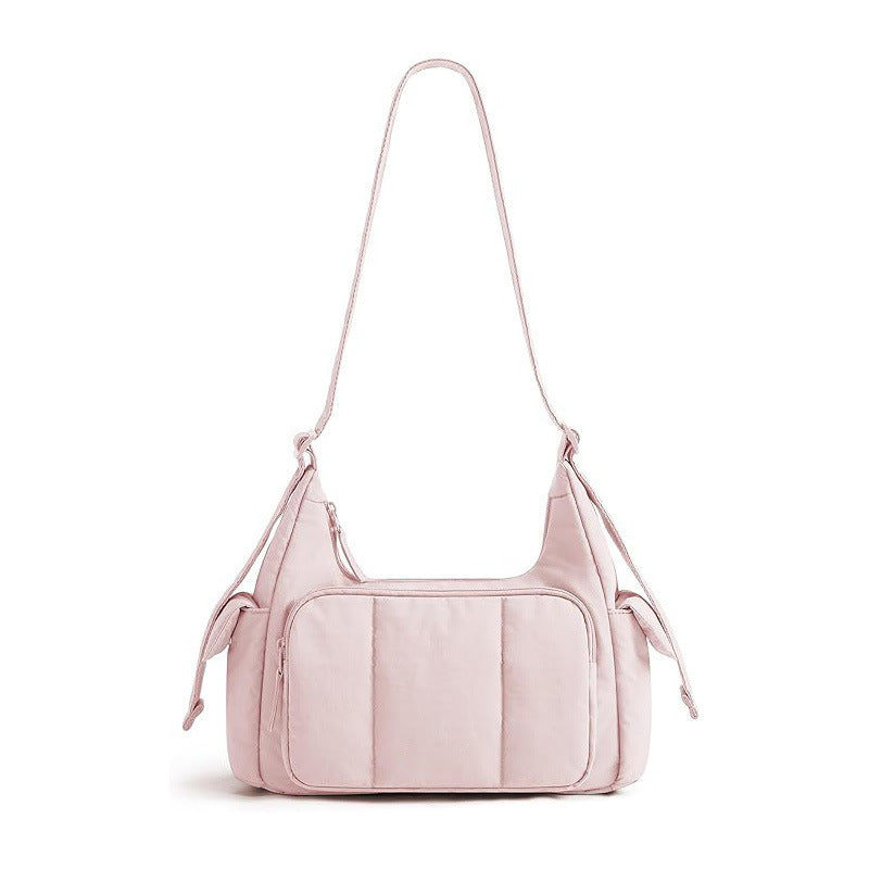 Fashionable shoulder bag with multifunctional compartments Bowlift