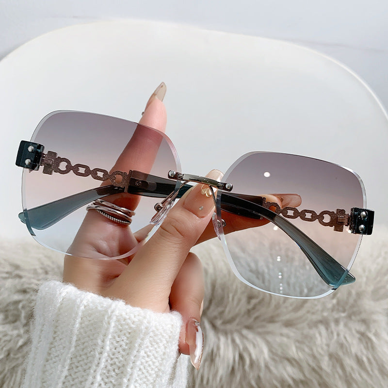 Luxe Oversized Shield Sunglasses