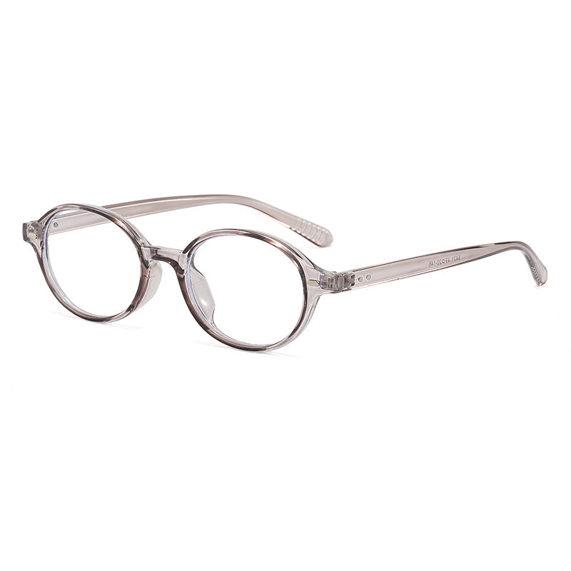 Women's fashionable round reading glasses with flexible plastic frame Bowlift