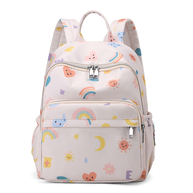 Playful Graphic Print Backpack Bowlift
