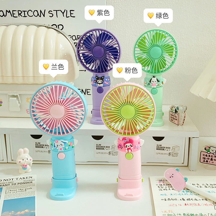 Unisex funny handheld fan with animal design and multiple speed settings Bowlift