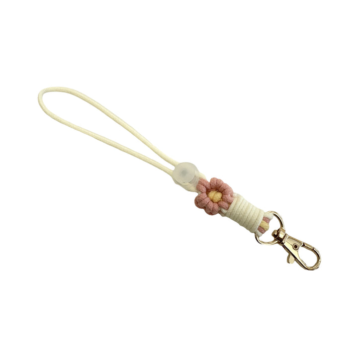 Floral Macrame Keychain Holder Bowlift