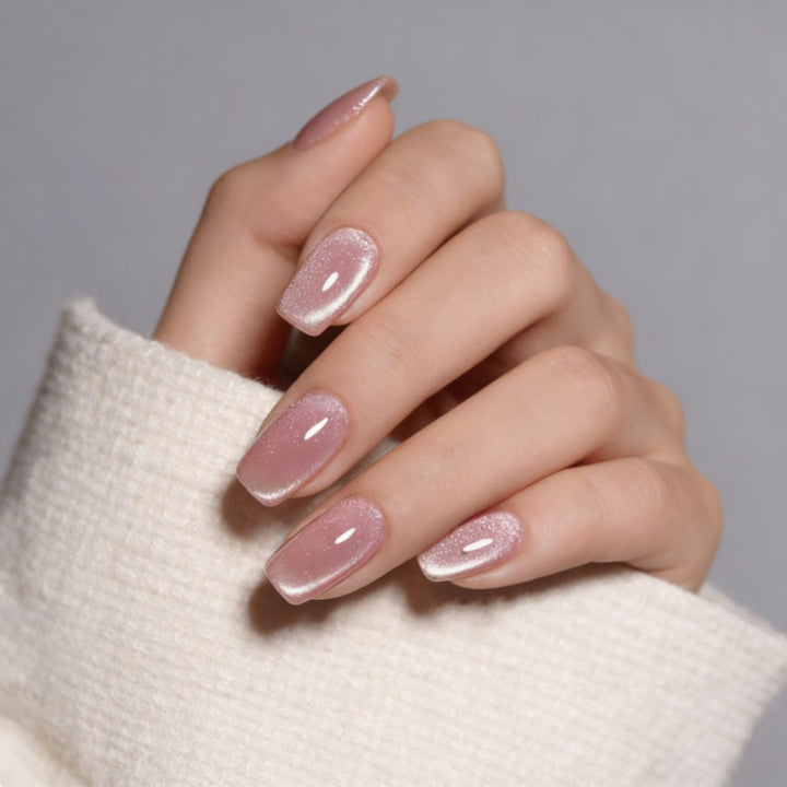 Decorative Heart Design Press-On Nails Bowlift