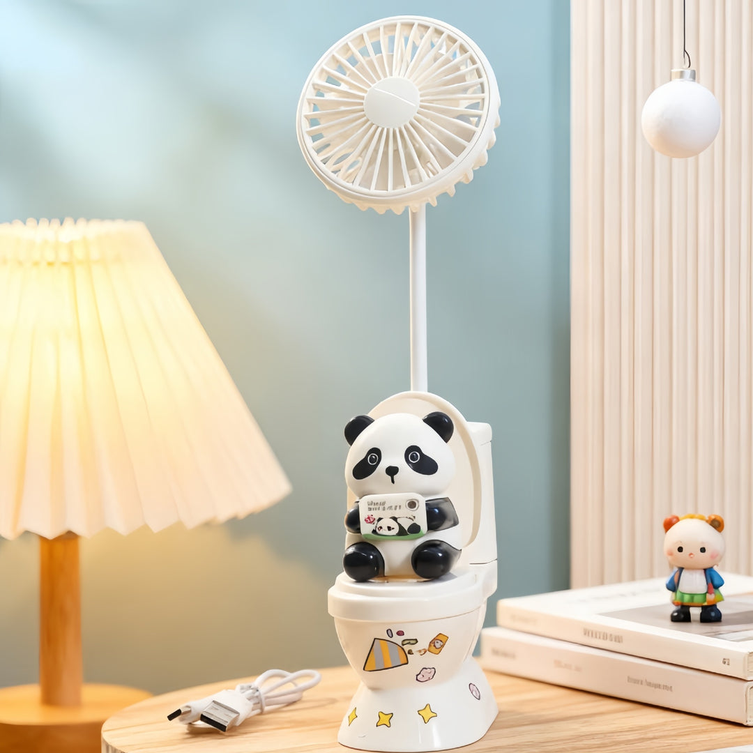 Unisex Creative Table Fan with Processed Design Bowlift