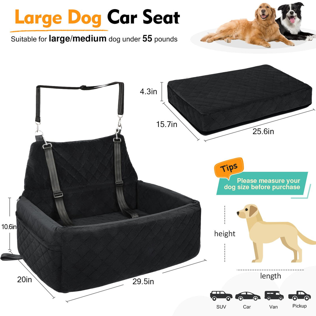 Dog Safety Car Seat Bowlift