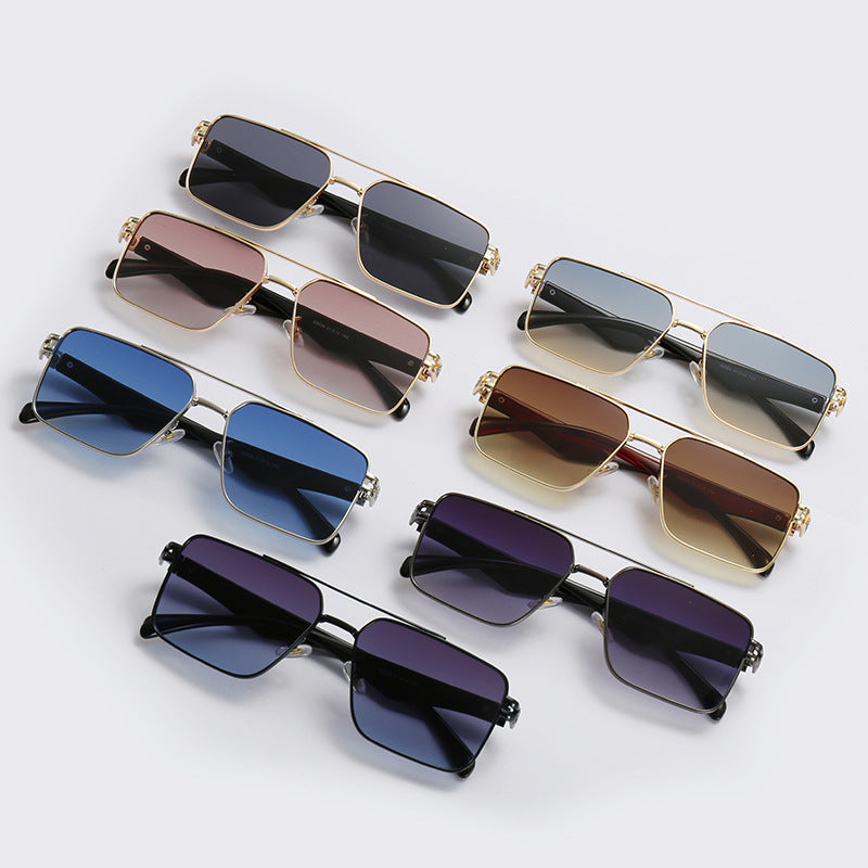 Women's Designer Sunglasses with Extravagant Metal Frame Bowlift