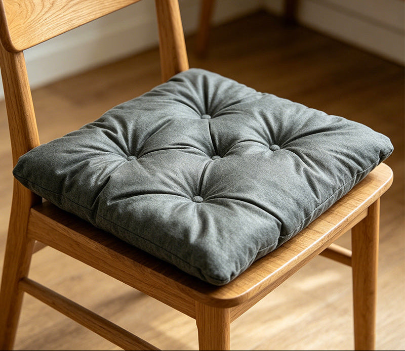 Plush Tufted Chair Cushion Bowlift