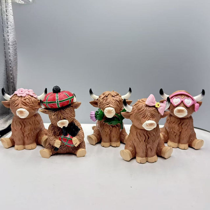 cute decorative horned cattle Bowlift
