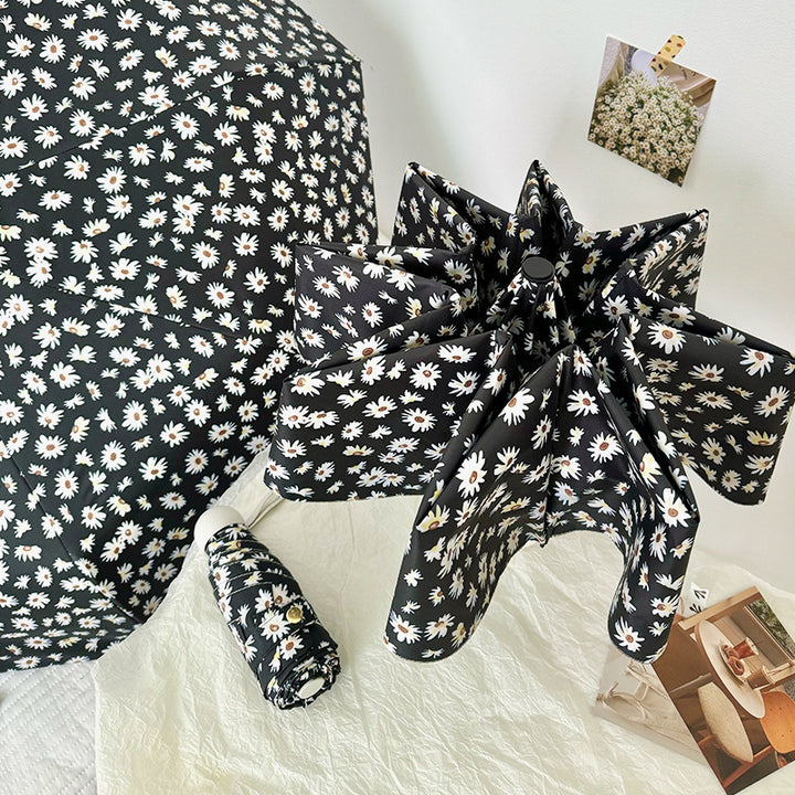 Women Foldable Shopping Bag with Charming Flower Design Bowlift