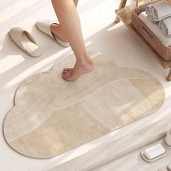Unisex Non-Slip Memory Foam Bath Mat Bowlift