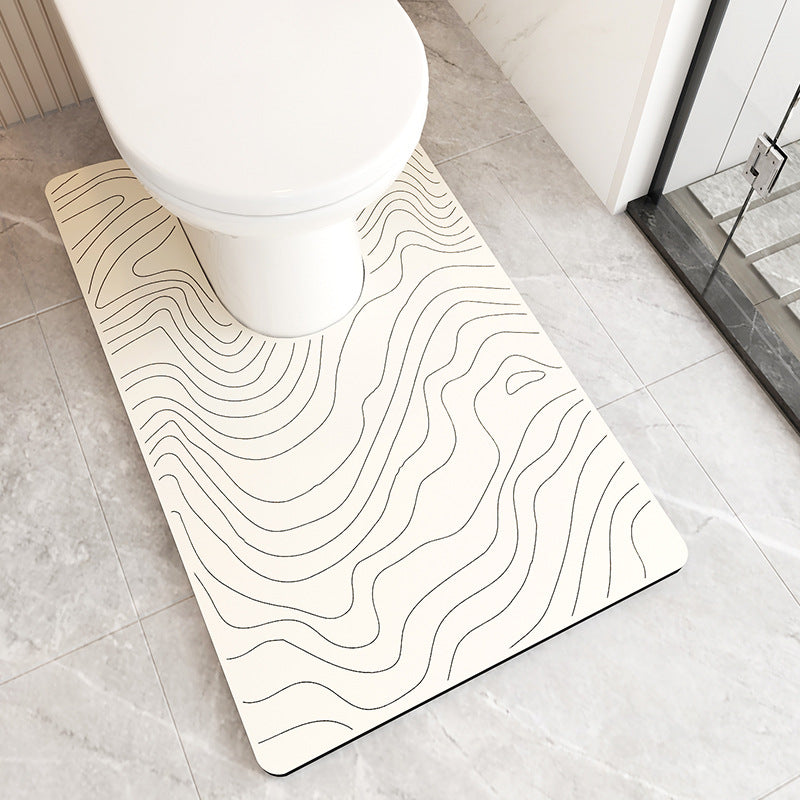 Decorative Bathroom Runner Mat Bowlift
