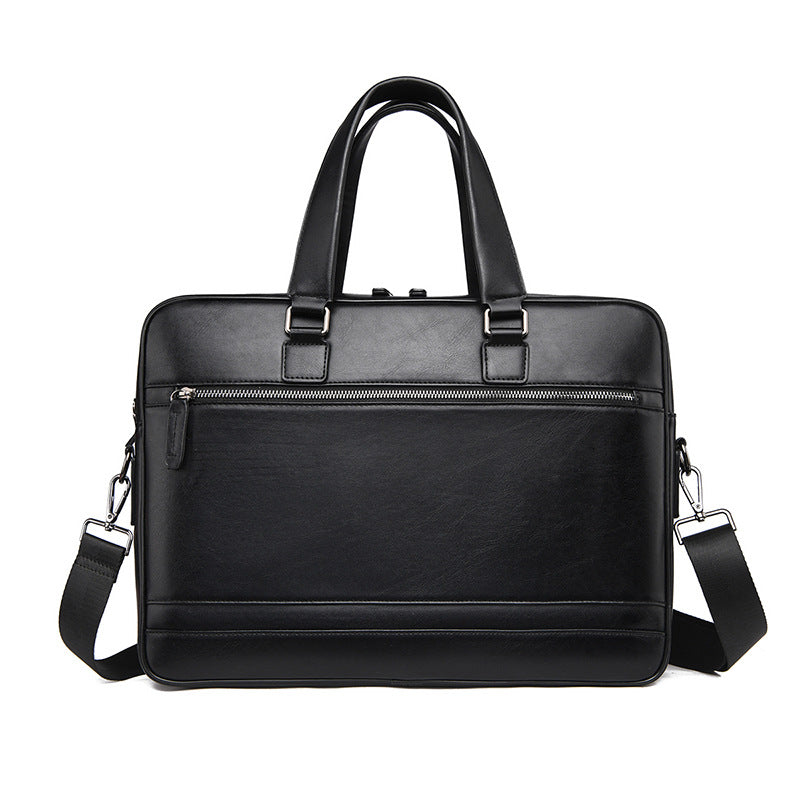 Professional Leather Laptop Briefcase Bowlift
