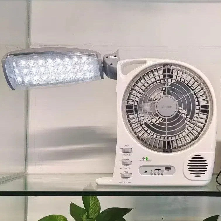 Women's Portable Fan with LED Lamp and USB Connection Bowlift