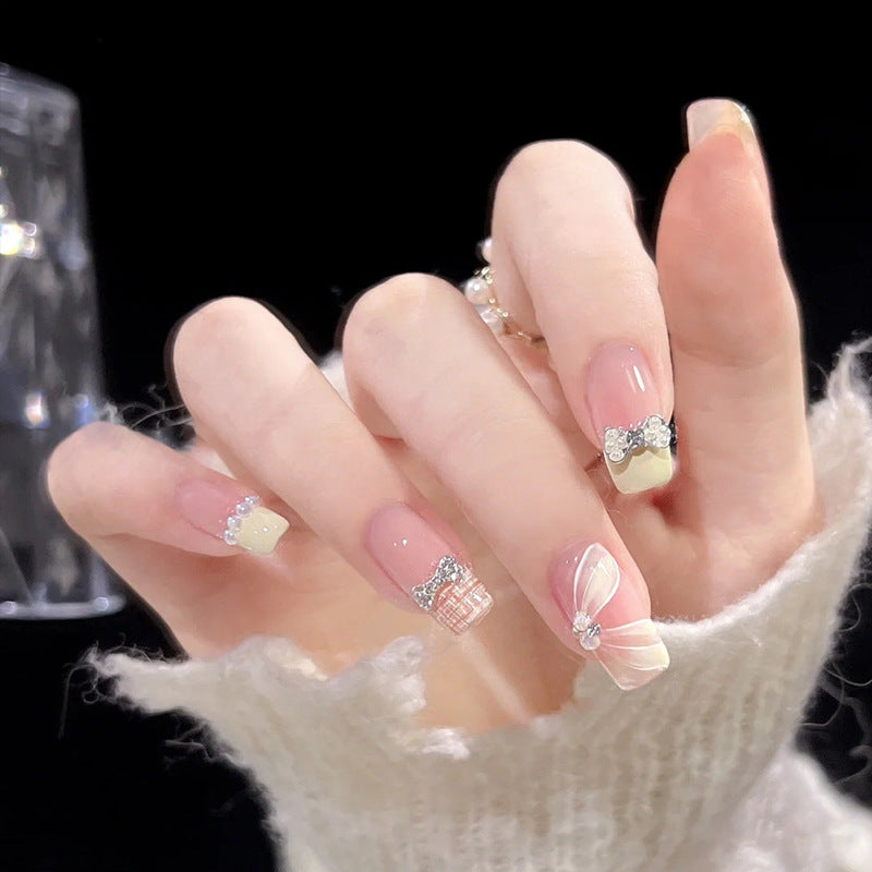 High-Gloss Gel Press-On Nails Bowlift