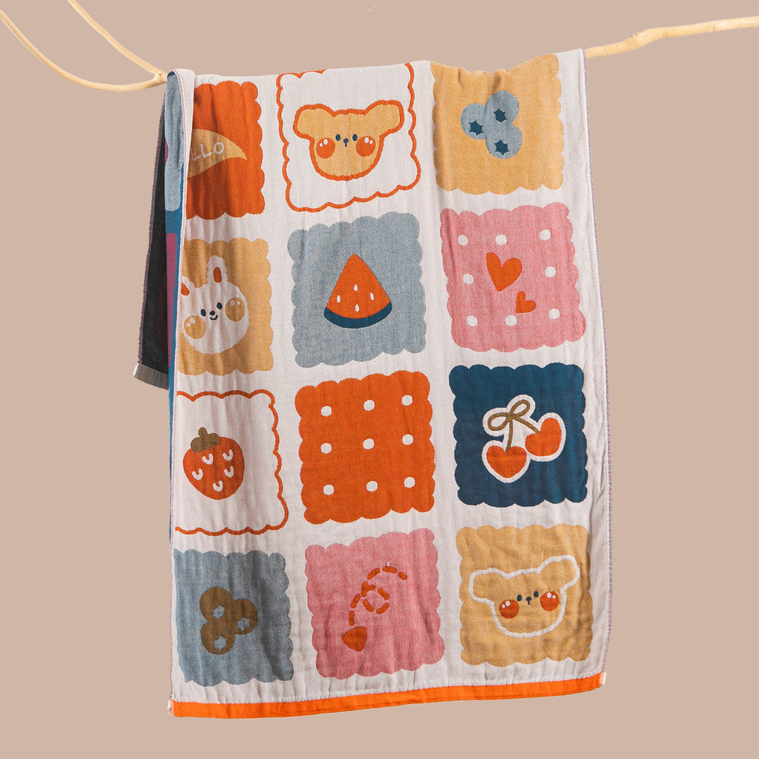 Unisex cuddly blanket with cute bear motif Bowlift