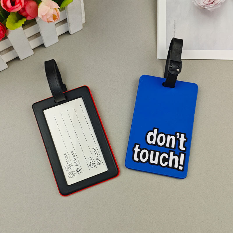 Unisex Luggage Tag with Eye-Catching Warning Message Bowlift
