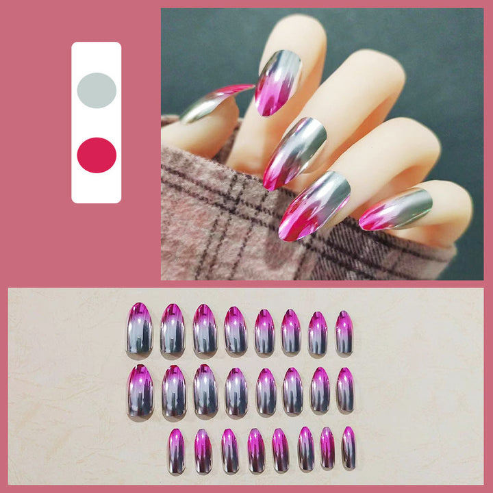 Creative artificial nails in modern gradient design Bowlift